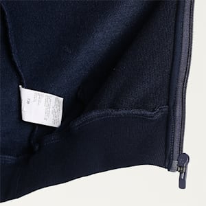 Knitted Multi Logo Men's Slim Fit Jacket, Peacoat, extralarge-IND