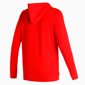 Men's Knitted Hooded 1948 Slim Fit Jacket, High Risk Red, extralarge-IND