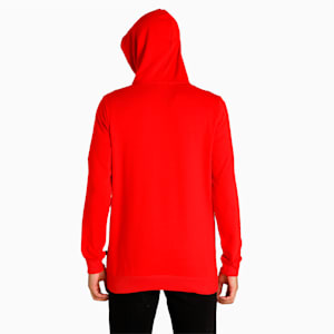 Men's Knitted Hooded 1948 Slim Fit Jacket, High Risk Red, extralarge-IND