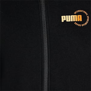 PUMA Knitted Sports Logo Men's Slim Fit Jacket, Puma Black, extralarge-IND