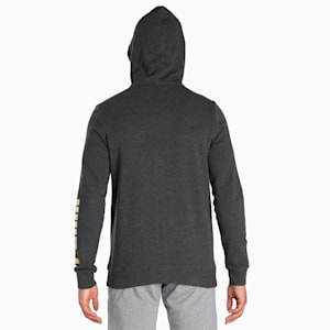 PUMA Knitted Textured Men's Slim Fit Jacket, Dark Gray Heather, extralarge-IND