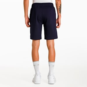 Men's Multi Logo Knitted Shorts, Peacoat, extralarge-IND