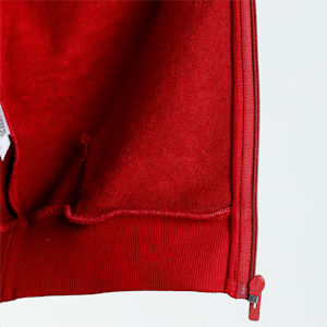Knitted Multi Logo Men's Slim Fit Jacket, Intense Red, extralarge-IND
