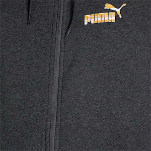 Futuristic Graphic Men's Slim Fit Hoodie, Dark Gray Heather, extralarge-IND