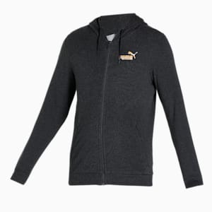 Futuristic Graphic Men's Slim Fit Hoodie, Dark Gray Heather, extralarge-IND