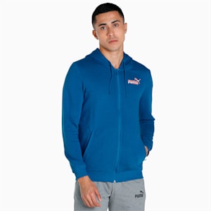 Futuristic Graphic Men's Slim Fit Hoodie, Lake Blue, extralarge-IND