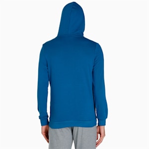Futuristic Graphic Men's Slim Fit Hoodie, Lake Blue, extralarge-IND