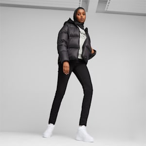 Women's Hooded Ultra Down Puffer Jacket, PUMA Black, extralarge-GBR