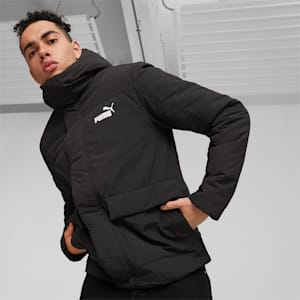 メンズ フーデッド パデッド ジャケット, PUMA Black, extralarge-JPN