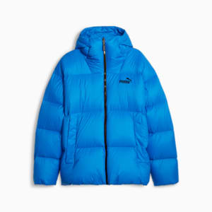 Men's Hooded Ultra Down Puffer Jacket, Racing Blue, extralarge-GBR