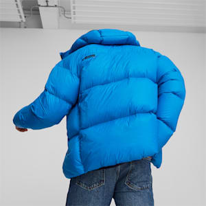 Men's Hooded Ultra Down Puffer Jacket, Racing Blue, extralarge-GBR