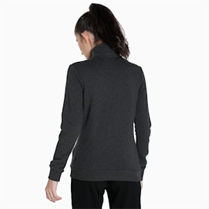 Geometric Graphic Women's Regular Fit Jacket, Dark Gray Heather, extralarge-IND