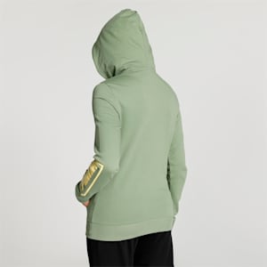 Foil Graphic Women's Hoodie, Dusty Green