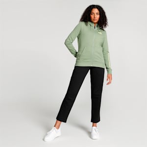 Foil Graphic Women's Hoodie, Dusty Green