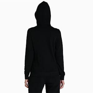 Women's Regular Fit Graphic Hoodie, Puma Black, extralarge-IND