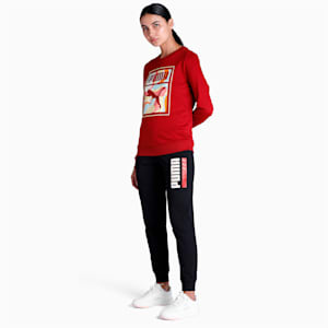 Futuristic Logo Women's Regular Fit Pants, Puma Black, extralarge-IND