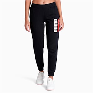 Futuristic Logo Women's Regular Fit Pants, Puma Black, extralarge-IND