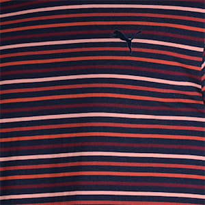 Men's Stripe T-Shirt & Shorts Set, Peacoat-Peacoat, extralarge-IND