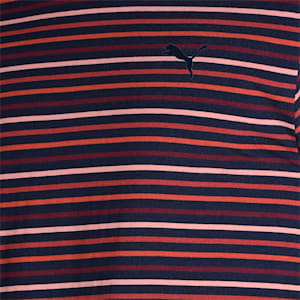 PUMA Men's Stripe T-Shirt & Shorts Set, Peacoat-Peacoat, extralarge-IND