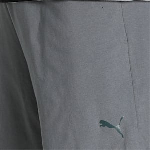 Men's Stripe T-Shirt & Shorts Set, Puma Black-CASTLEROCK, extralarge-IND