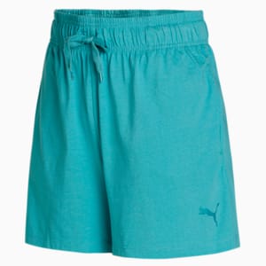 PUMA Girl's Shorts Pack of 2, Georgia Peach-Porcelain, extralarge-IND