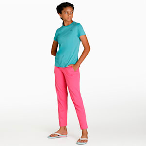 Girl's Regular Fit Joggers Pack of 2, Carmine Rose-Mineral Yellow, extralarge-IND