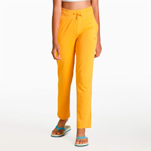 Girl's Regular Fit Joggers Pack of 2, Carmine Rose-Mineral Yellow, extralarge-IND