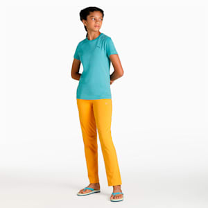Girl's Regular Fit Joggers Pack of 2, Carmine Rose-Mineral Yellow, extralarge-IND