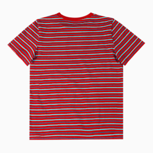 PUMA Design Youth T-Shirt & Jogger Set, Rhubarb-Dark Denim