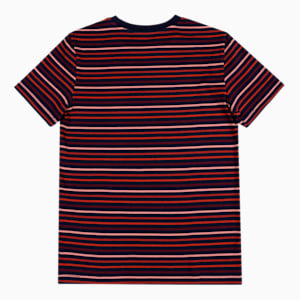 PUMA Stripe Youth T-Shirt &amp; Joggers Set, Peacoat-Peacoat