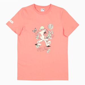 PUMAx1DER FeelGood Youth T-Shirt, Carnation Pink