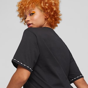 ウィメンズ PUMA POWER テープ 半袖 Tシャツ, PUMA Black