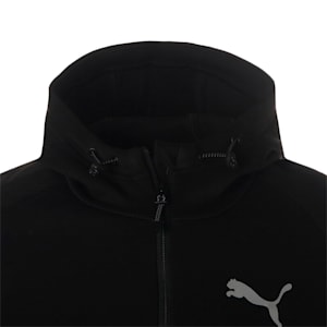 メンズ EVOSTRIPE フルジップ フーディー, PUMA Black