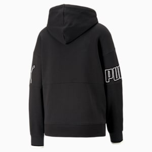 ウィメンズ PUMA POWER カラーブロック フーディー, PUMA Black