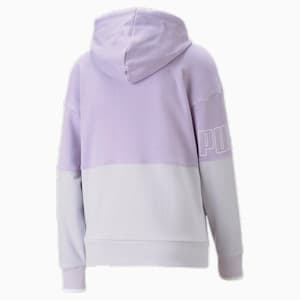 ウィメンズ PUMA POWER カラーブロック フーディー, Vivid Violet, extralarge-JPN