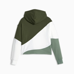 ウィメンズ PUMA POWER キャット フーディー, Eucalyptus, extralarge-JPN
