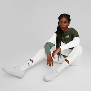 ウィメンズ PUMA POWER キャット フーディー, Eucalyptus, extralarge-JPN