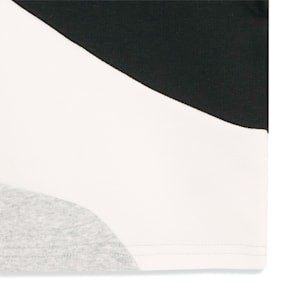 ウィメンズ PUMA POWER キャット フーディー, PUMA Black-Light Gray Heather, extralarge-JPN