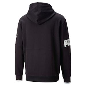 メンズ PUMA POWER カラーブロック フルジップ フーディー, PUMA Black