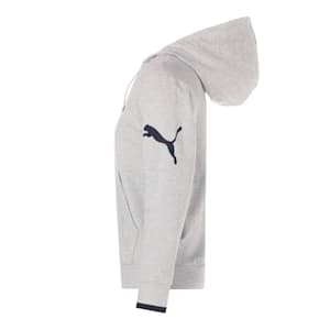 メンズ PUMA POWER カラーブロック フルジップ フーディー, Light Gray Heather