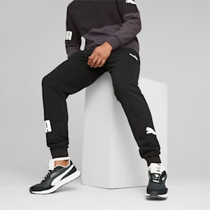 メンズ PUMA POWER スウェットパンツ クローズドヘム, PUMA Black