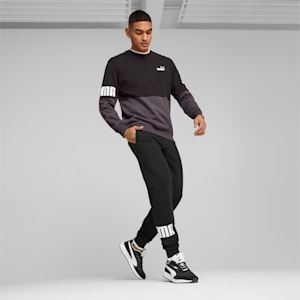 メンズ PUMA POWER スウェットパンツ クローズドヘム, PUMA Black