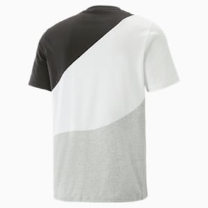 メンズ PUMA POWER キャット 半袖 Tシャツ, Light Gray Heather