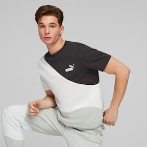 メンズ PUMA POWER キャット 半袖 Tシャツ, Light Gray Heather