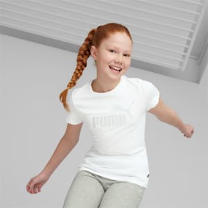 キッズ ガールズ ESS+ マーメード グラフィック 半袖 Tシャツ 120-160cm, PUMA White