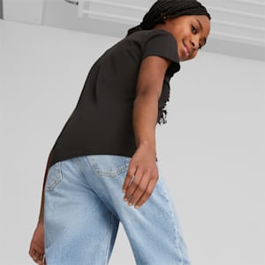 キッズ ガールズ ESS+ フラワー パワー 半袖 Tシャツ 120-160cm, PUMA Black