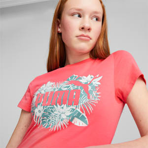 キッズ ガールズ ESS+ フラワー パワー 半袖 Tシャツ 120-160cm, Loveable