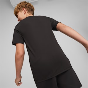 キッズ ボーイズ EVOSTRIPE 半袖 Tシャツ 120-160cm, PUMA Black, extralarge-JPN