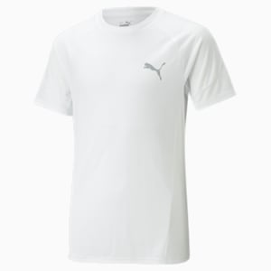 キッズ ボーイズ EVOSTRIPE 半袖 Tシャツ 120-160cm, PUMA White