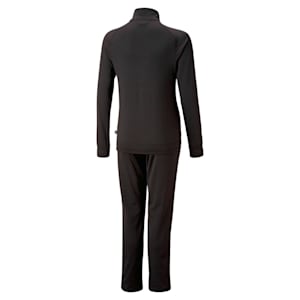 キッズ ガールズ トリコット ジャージ 上下セット 120-160cm, PUMA Black